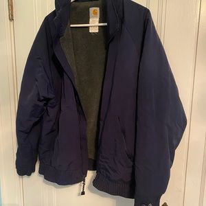 Mens fleece lined carthart jacket coat